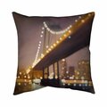 Begin Home Decor 20 x 20 in. New-York At Night-Double Sided Print Indoor Pillow 5541-2020-CI354